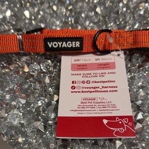 Voyager Orange Dog Leash